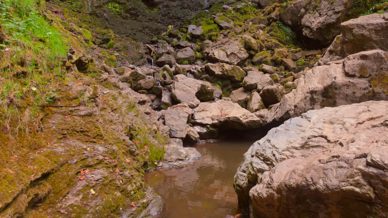 A poignant video of the Cascade d'Alzen in the Ariège region of France, showing the waterfall and stream almost dried out