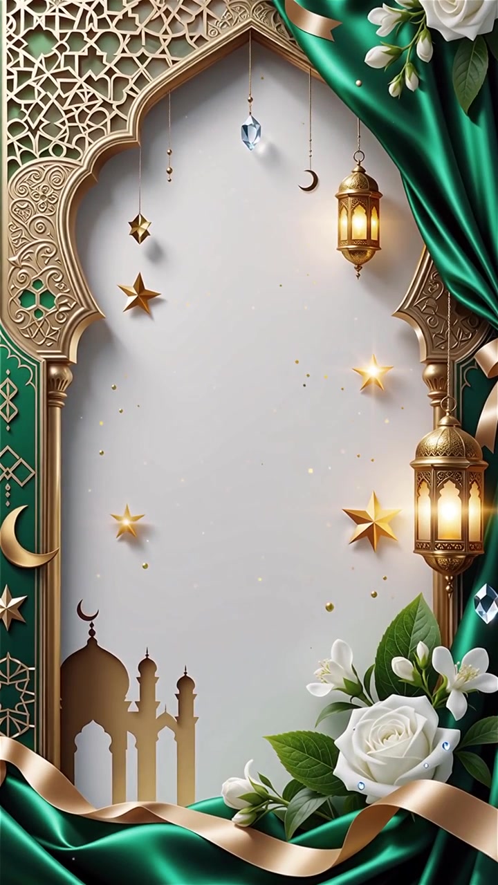 Compleanno del Profeta Maometto Mawlid al-Nabi Sfondo Islamico