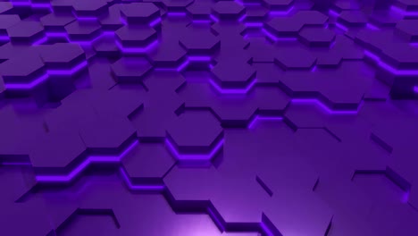 4k abstract tech cuadrícula de panal de miel.