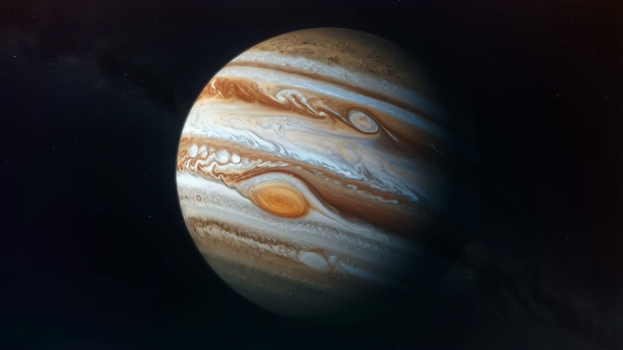 The Majestic Planet Jupiter in Space