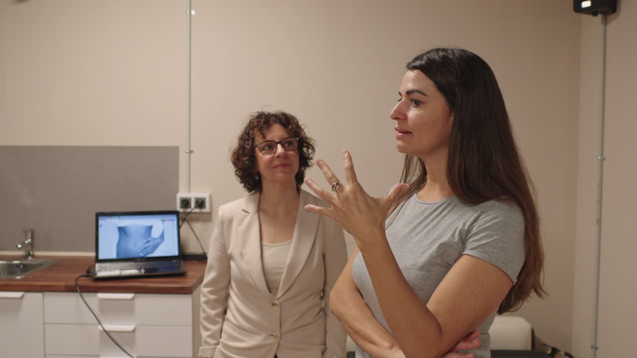 Medical consultation in a clinic