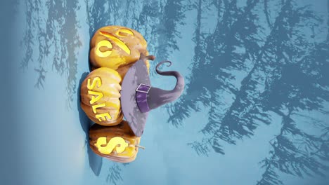 witch hat with pumpkins sale and discount
