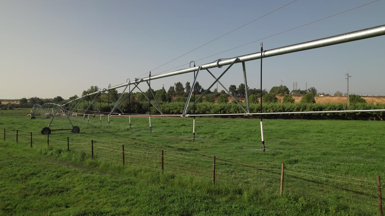 sistema de riego en tierras agrícolas