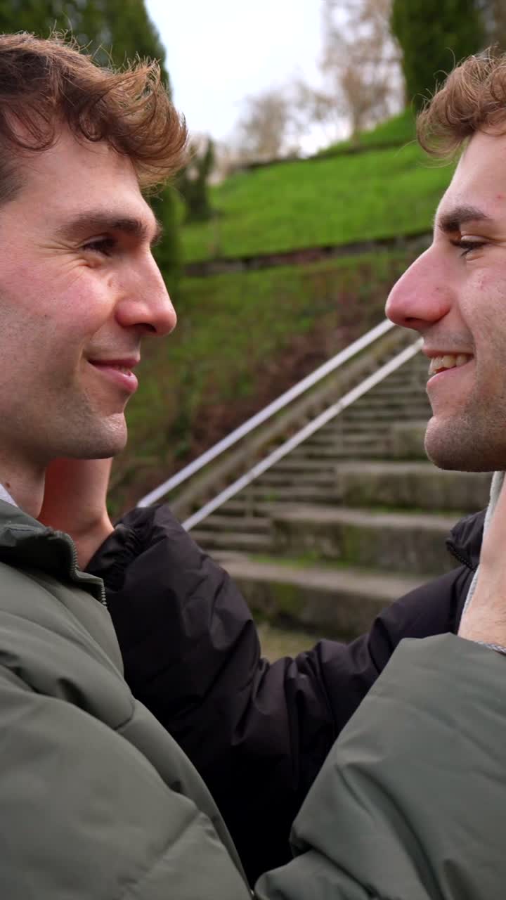 Affectionate Hug Between Two People