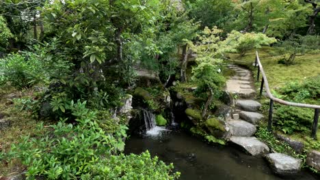 beautiful japanese garden in nara, japan