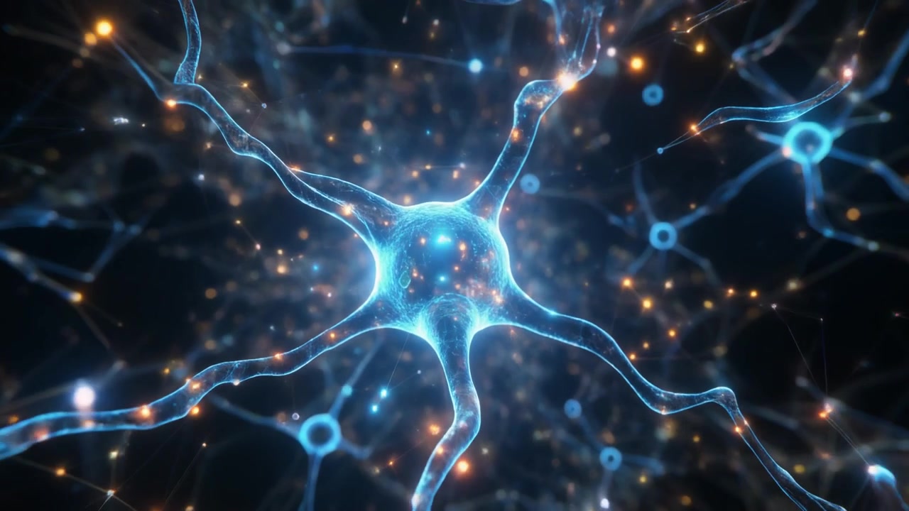 Microscopic View of Neural Network Connections in Human Brain