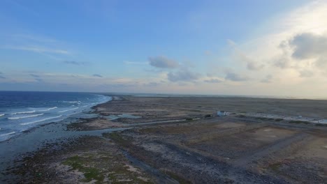 The-lagoon-and-mangroves-of-Lac-Bay-in-Bonaire,-Netherlands-Antilles