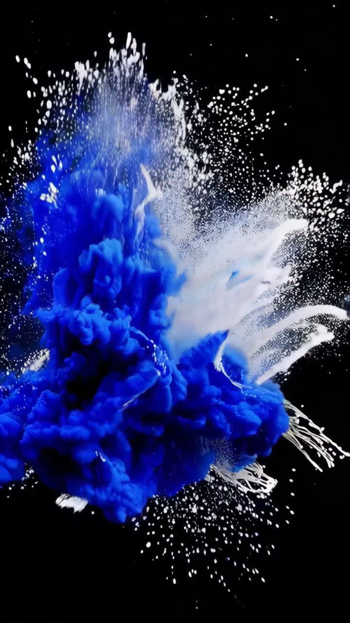 explosión de tinta abstracta