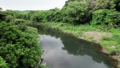 Jungle-River-Canyon-Valley-Im-üppigen-Feuchtgebiet-Von-Costa-Rica