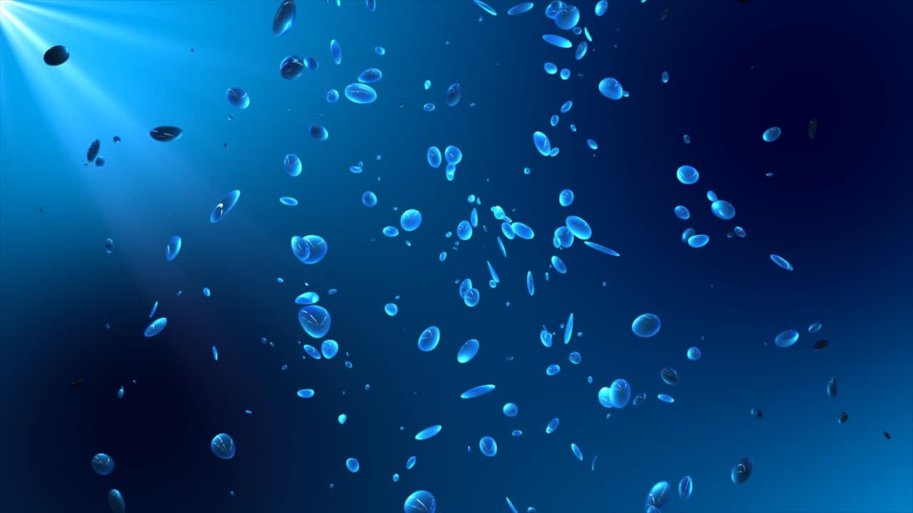 움직이는 거품 추상적인 배경