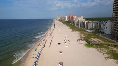 Flying-over-Orange-Beach-in-Alabama