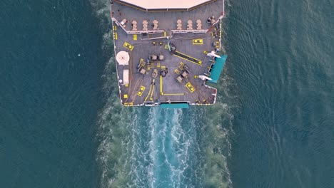 cruise ship navigating in sea waters