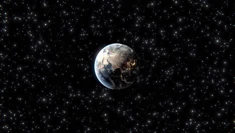 earth from space at night