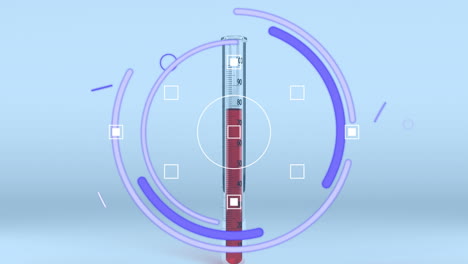 animation of eye icon over test tube