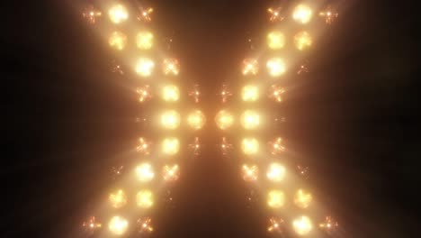 bright floodlight flash on the wall vj stage