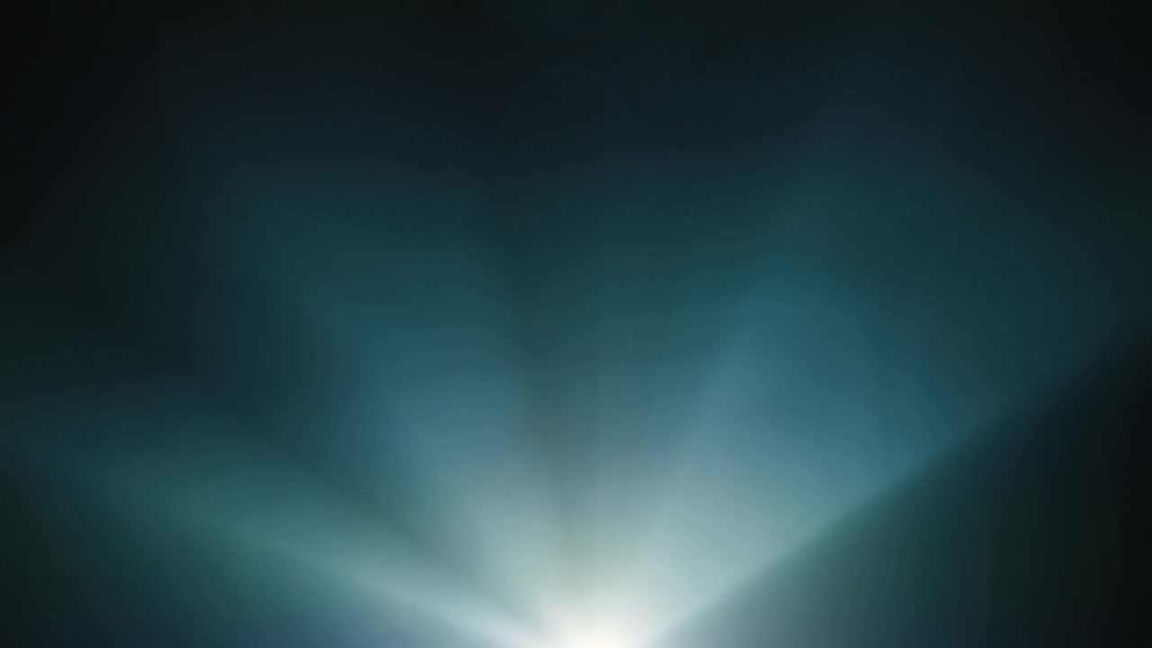 Cinematic Light Rays Shining on a Dark Background