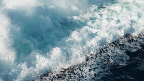 mesmerizing beauty of torrential whitewater as it cascades down, creating a tranquil symphony of splashes