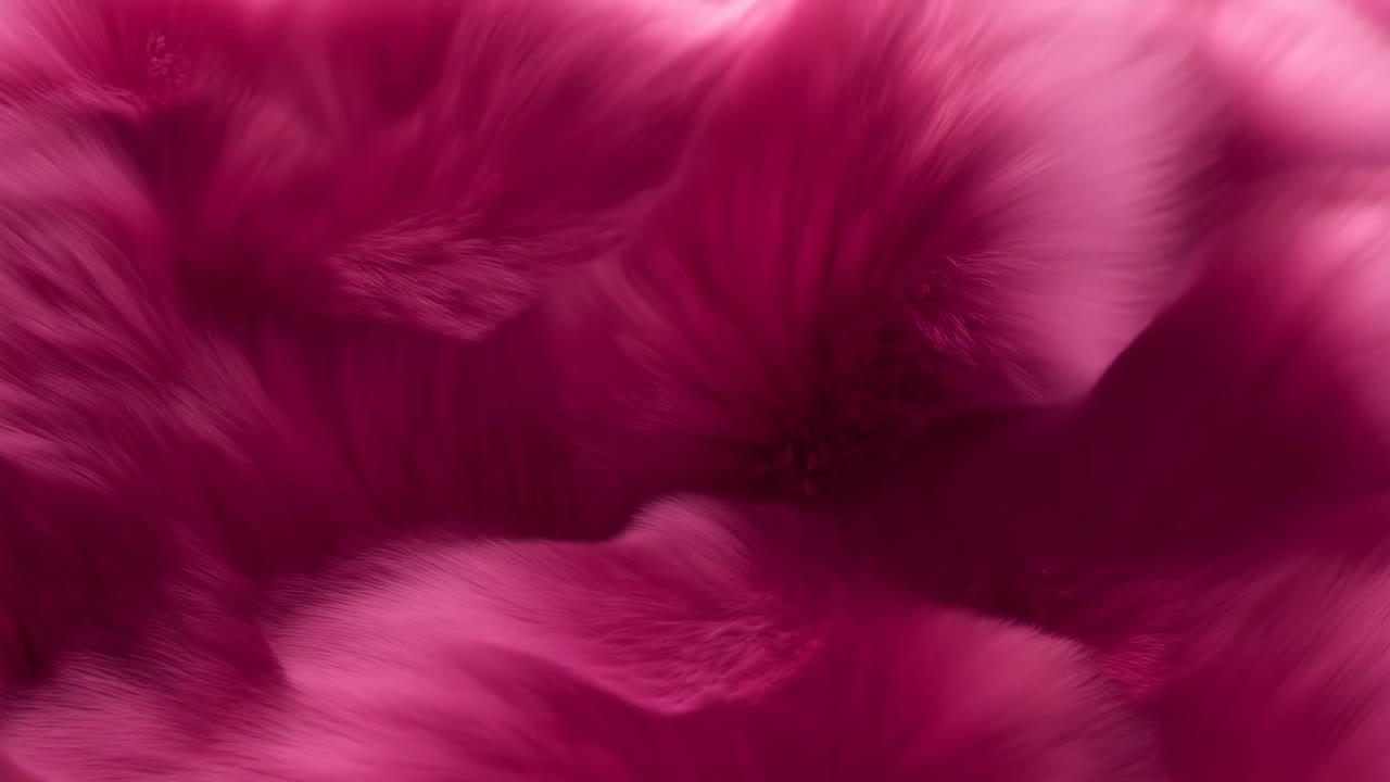 Pink Furry Texture Abstract Background