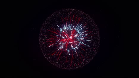 abstract exploding sphere