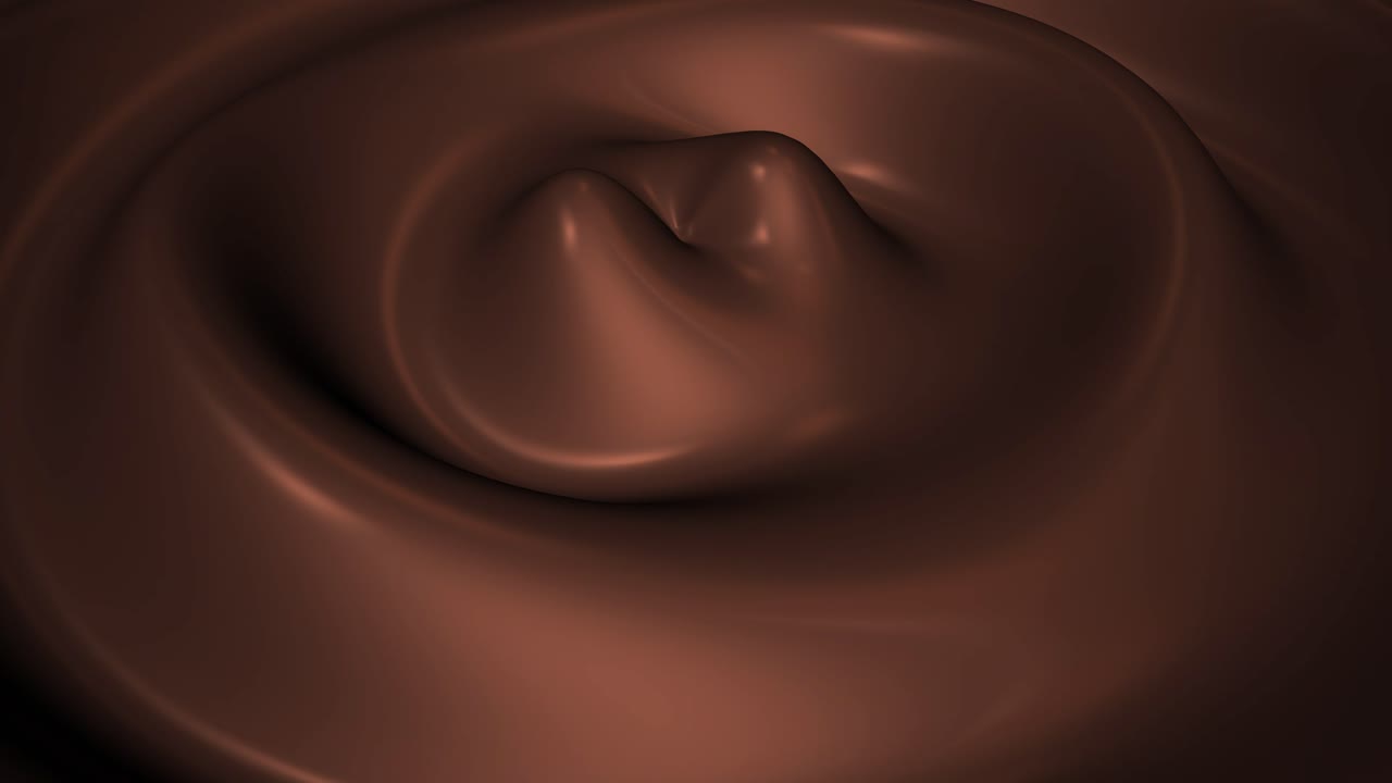 Close-up of Melted Chocolate