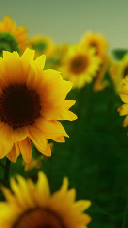 field of sunflowers