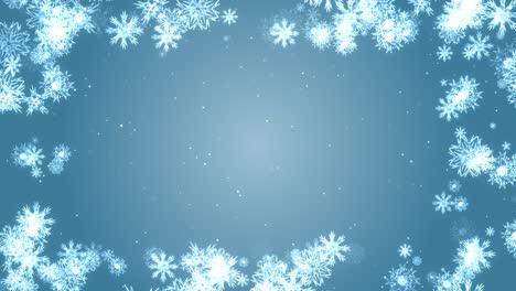4k christmas corner frame and border with copy space loop backgrounds empty backdrop for text