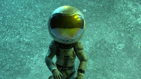 personaje animado de astronauta