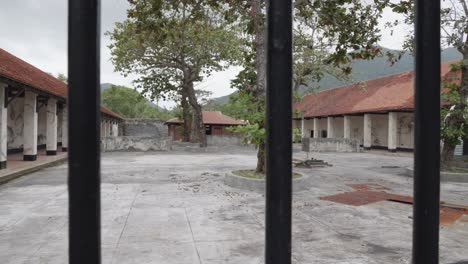 abandoned buildings of con son prison in the island of con dao, vietnam