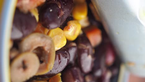 close-up of olives