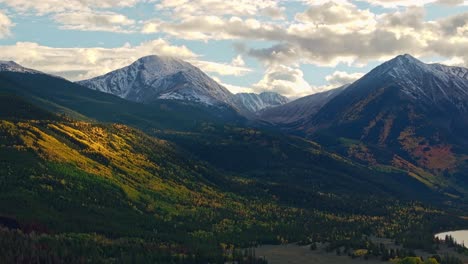 stunning autumn landscape in the rocky mountains