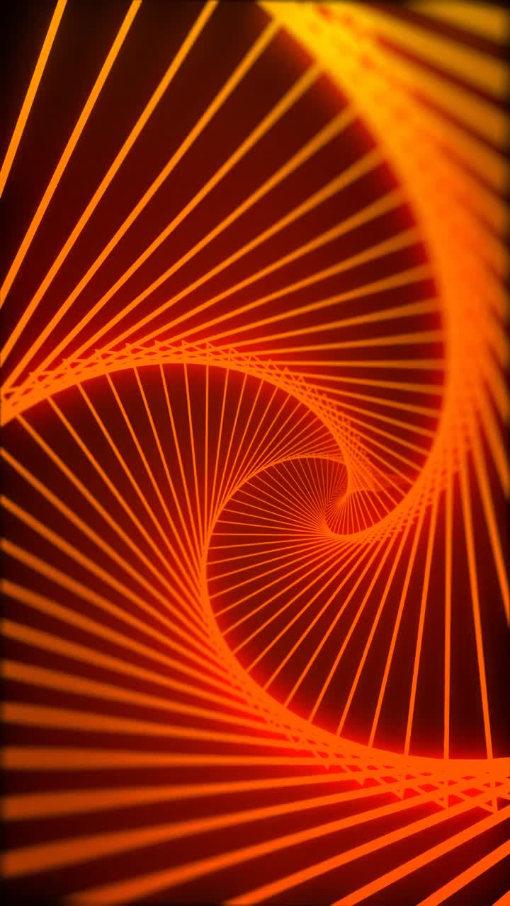 Soyut Turuncu Spiral