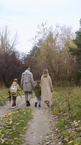 family at the countryside