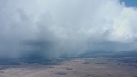 cloudy and rainy sky.