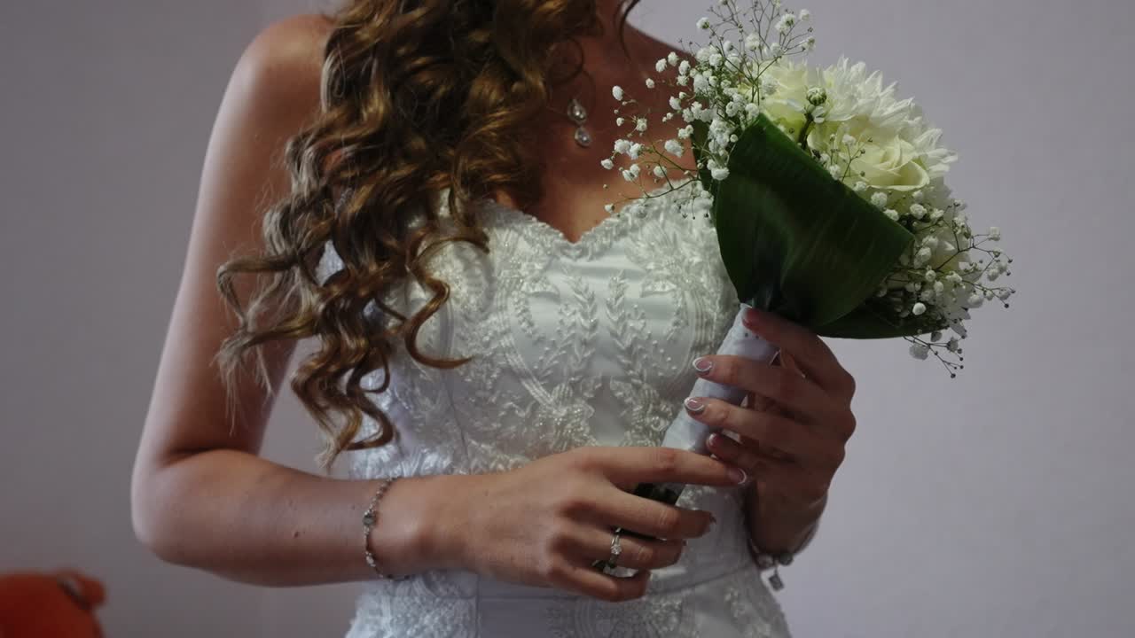 bride is ready for wedding