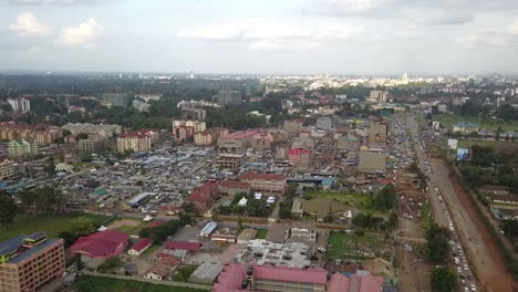 vista aérea de nairobi, kenia