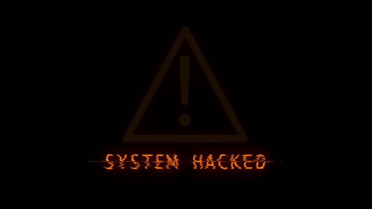 señal de advertencia de que el sistema ha sido hackeado