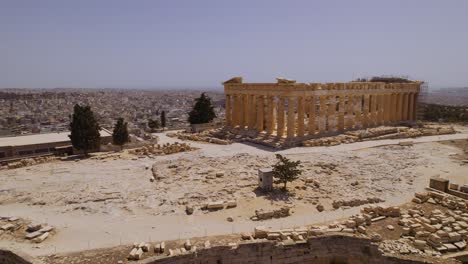 the parthenon on the acropolis in athens, greece