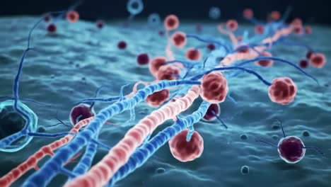 captivating visualization of cellular structures and interactions: a deep dive into the complex world of microbiology and cell biology