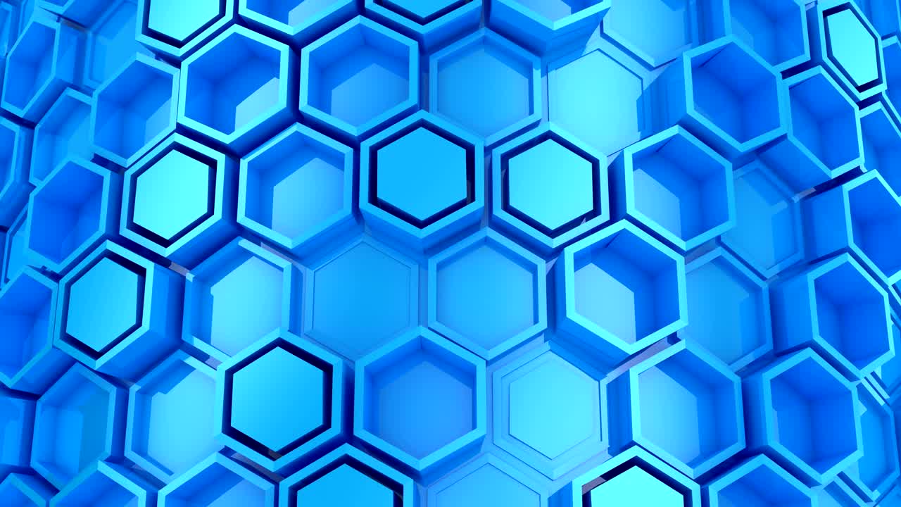 el fondo de los hexágonos