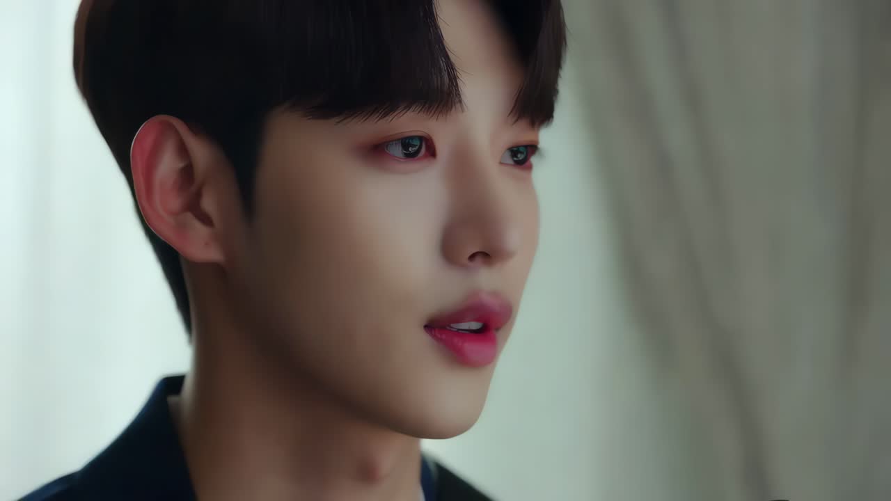 젊은 남자의 클로즈업