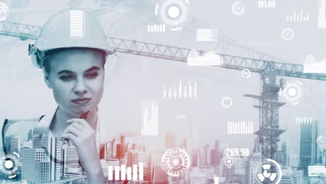 futura construcción de edificios y proyecto de ingeniería inventiva