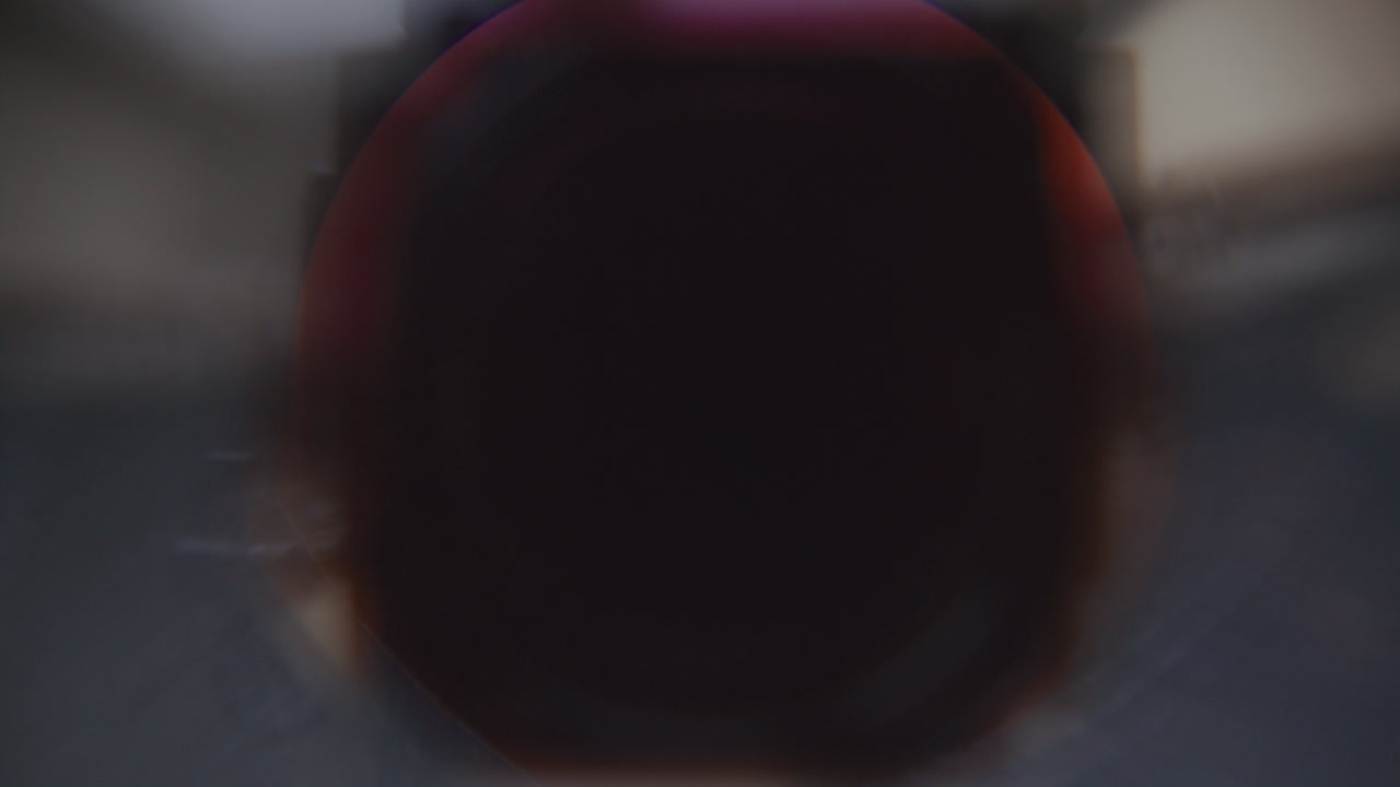 Macro View of Aperture Diaphragm of Camera Lens Mechanism