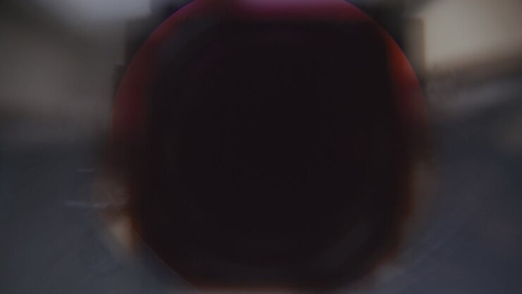 Macro View of Aperture Diaphragm of Camera Lens Mechanism
