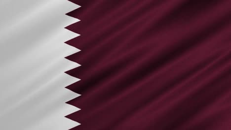 Flag-of-Qatar-Waving-Background