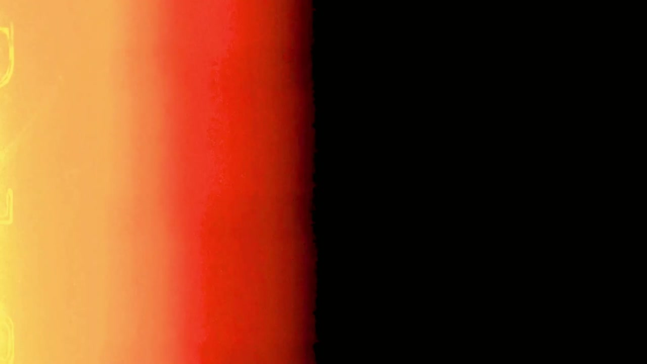 Transition de couleur orange à noir