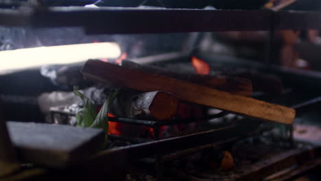 cook working in the restaurant