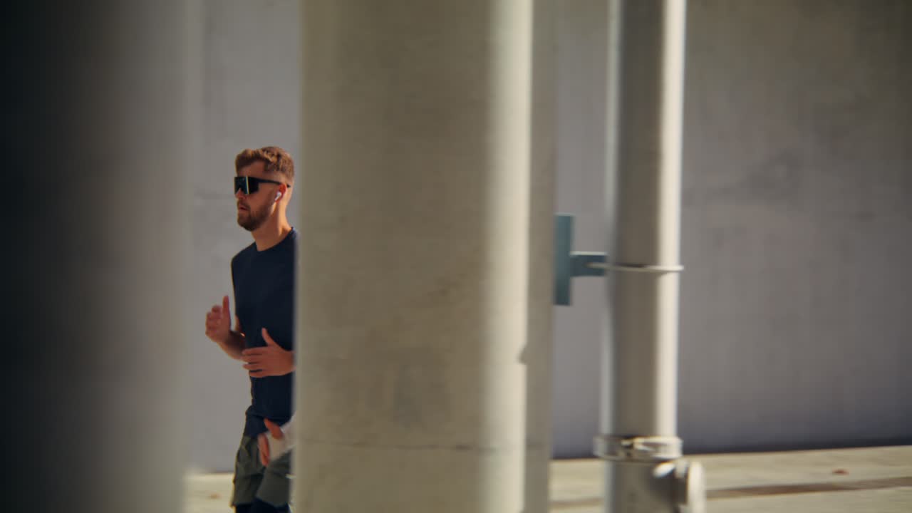 Couple Running Together Outdoors