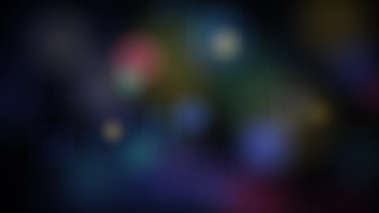 Sfondo astratto con sfere di luce bokeh morbide e colorate