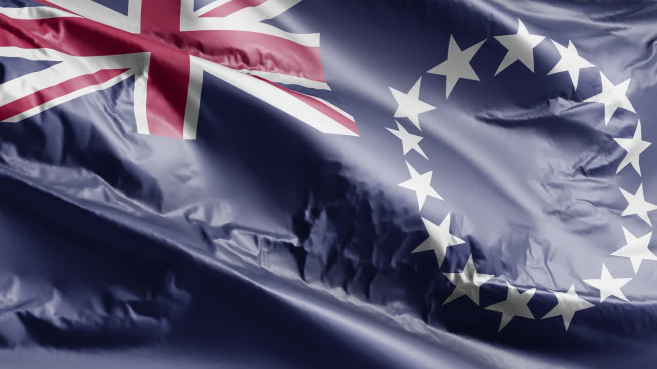 섬의 발이 바람을 향해 흔들리고, 바람이 흔들리는 바람,  섬 발의 배경이 가득 차 있고, 10초의 루프가 있습니다.