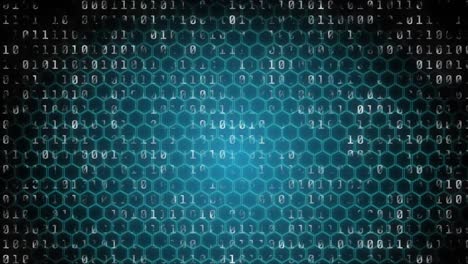 Animation of statistics in blue background